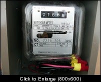 Osaki OB9WHT single phase 60 hz 240v meter.JPG